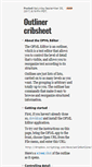 Mobile Screenshot of cribsheet.opml.org