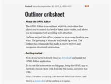 Tablet Screenshot of cribsheet.opml.org